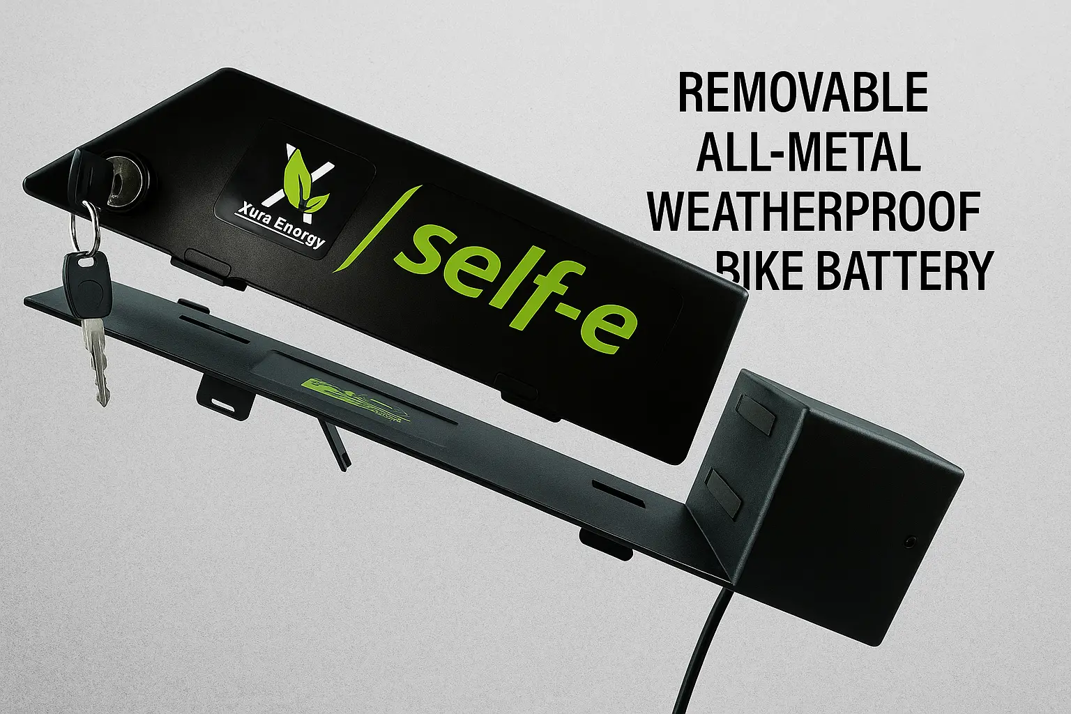 Detachable electric cycle battery